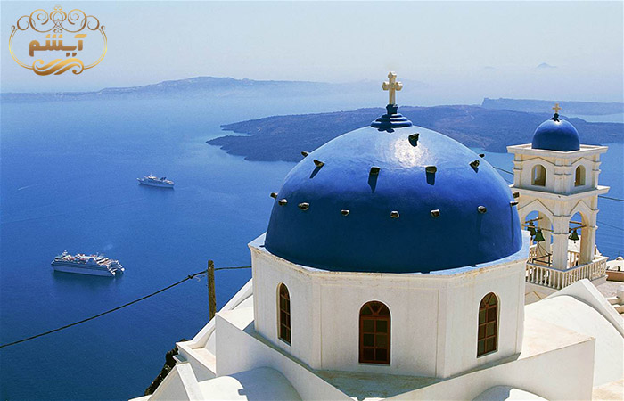 جزیره زیبای سانتورینی یونان