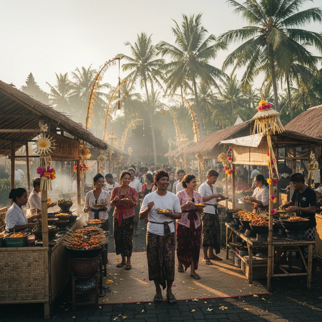 جشنواره غذا در بالی