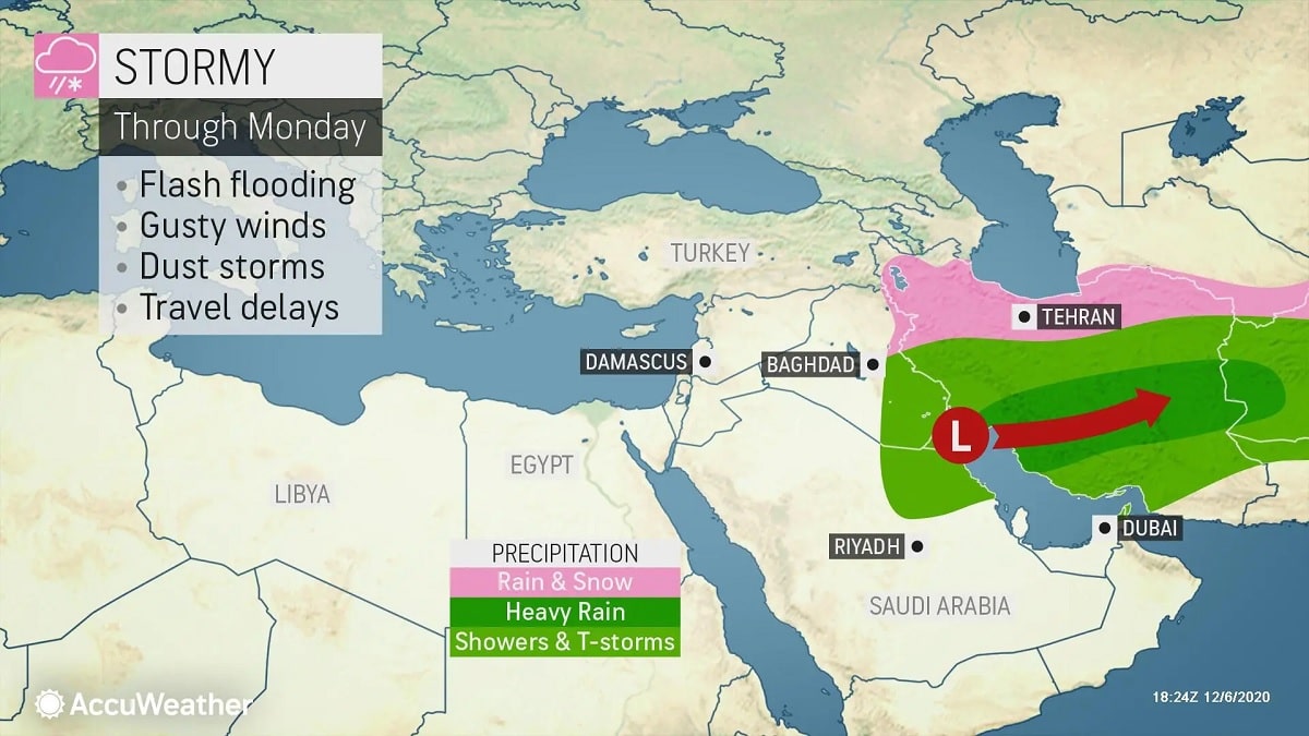 سایت هواشناسی اروپا برای ایران