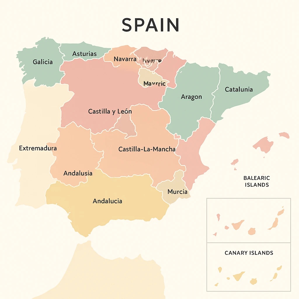 مناطق اسپانیا
