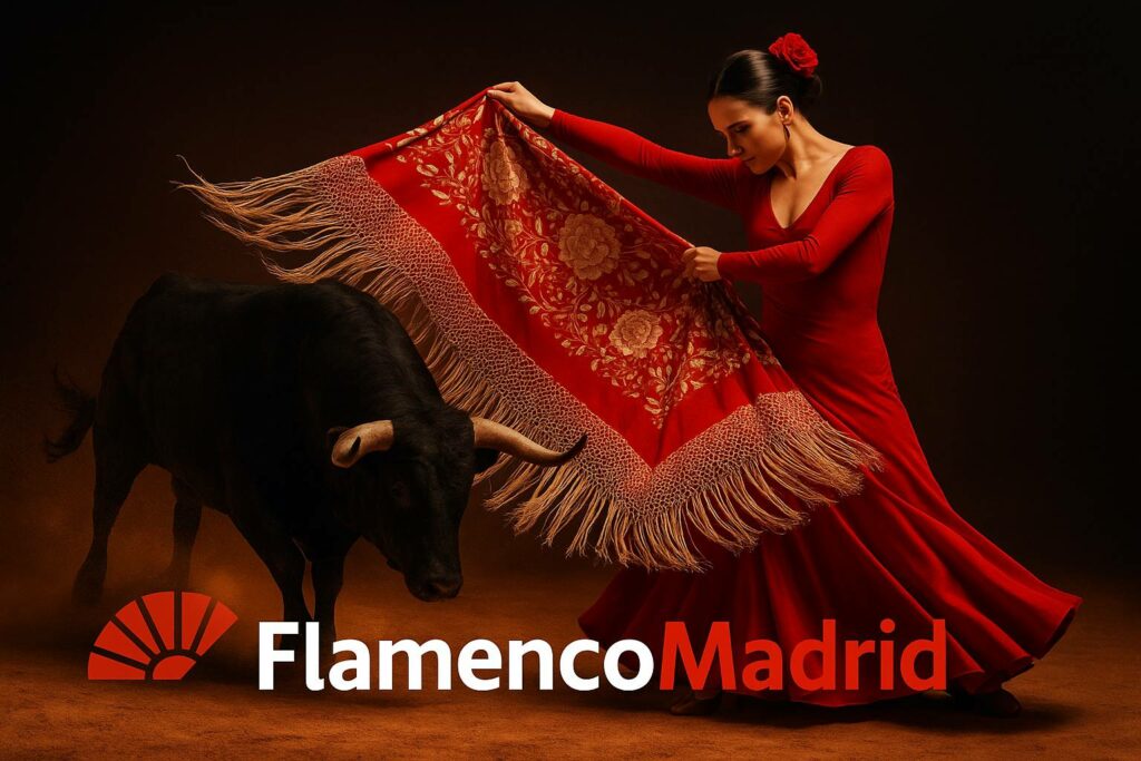 Bullfighting and flamenco dancing in Spain