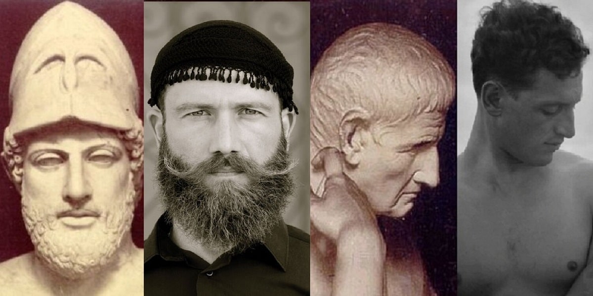 تاثیر موهای سیاه در زیبایی چهره مردم یونان