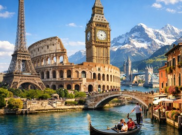 تور ترکیبی اروپا