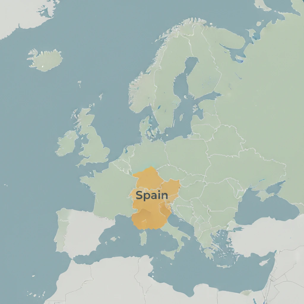 نقشه اسپانیا؛ راهنمای کامل جغرافیا، استان‌ها و شهرهای مهم