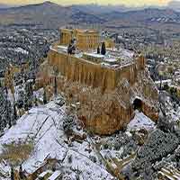 یونان در زمستان 