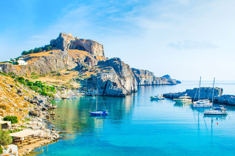 بهترین سواحل جزیره رودس، یونان 