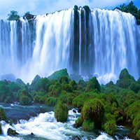 آبشار زیبای ویکتوریا و دریاچه ی شیطان آفریقا