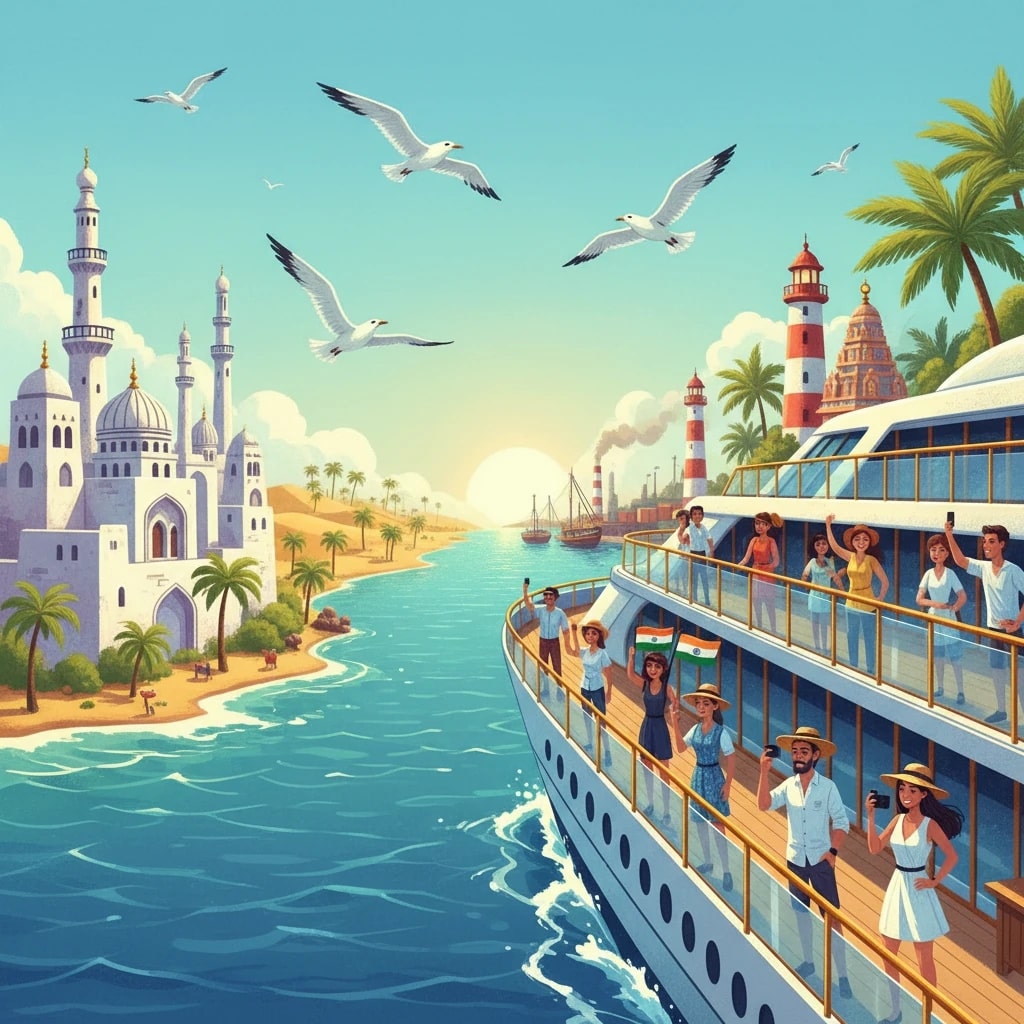 هزینه سفر به هند با کشتی: راهنمای جامع برای تورهای دریایی از ایران